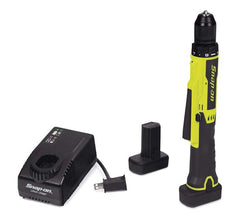 Kit de taladro en línea inalámbrico de microlitio de 14,4 V y 3/8" (alta visibilidad)