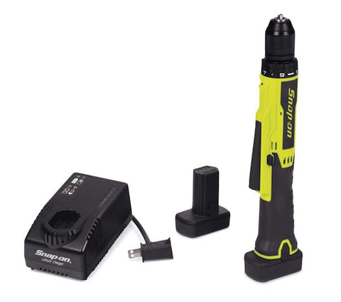 Kit de taladro en línea inalámbrico de microlitio de 14,4 V y 3/8" (alta visibilidad)