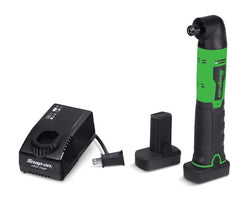 Kit de amoladora troqueladora de ángulo recto inalámbrica de microlitio de 14,4 V (verde)