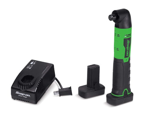 Kit de amoladora troqueladora de ángulo recto inalámbrica de microlitio de 14,4 V (verde)