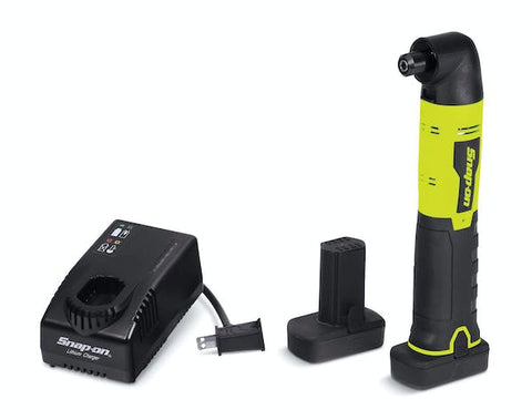 Kit de amoladora troqueladora de ángulo recto inalámbrica de microlitio de 14,4 V (alta visibilidad)