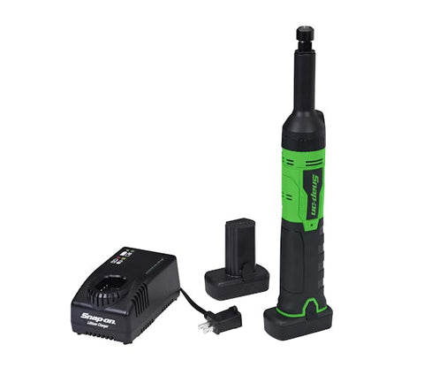 Kit de amoladora troqueladora de cuello largo en línea inalámbrica de microlitio de 14,4 V (verde)