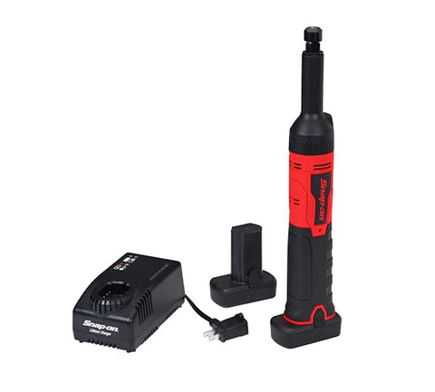 Kit de amoladora troqueladora de cuello largo en línea inalámbrica de microlitio de 14,4 V (rojo)