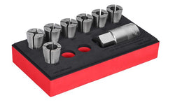 Juego de extractores de pasadores SAE de 8 piezas (1/4-5/8")