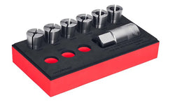 Juego de extractores de pasadores métricos de 7 piezas