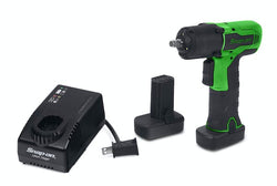 Kit de llave de impacto inalámbrica de microlitio con accionamiento de 14,4 V y 3/8" (verde)