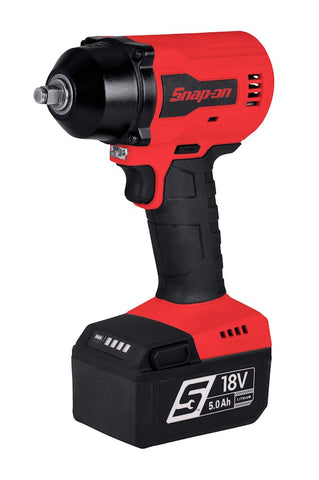 Llave de impacto inalámbrica MonsterLithium con accionamiento de 18 V y 3/8" (una batería) (roja)