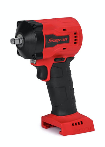 Llave de impacto inalámbrica MonsterLithium Stubby de 18 V con accionamiento de 3/8" (solo herramienta) (roja)