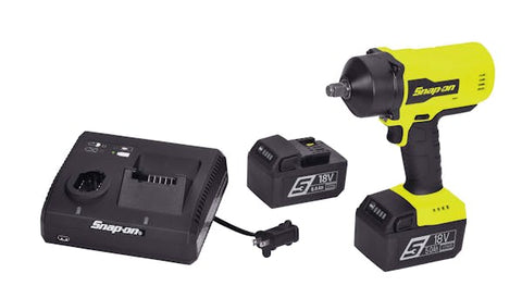 Kit de llave de impacto inalámbrica MonsterLithium con accionamiento de 18 V y 1/2" (alta visibilidad)