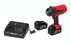 Kit de llave de impacto inalámbrica MonsterLithium con accionamiento de 18 V y 1/2" (rojo)