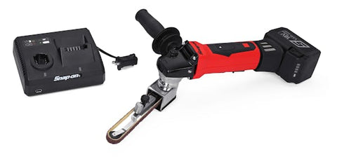 Lijadora de lima de banda inalámbrica MonsterLithium de 18 V y 18" (solo herramienta) (roja)