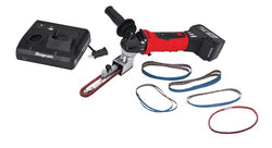 Lijadora de lima de banda inalámbrica MonsterLithium de 18 V y 18" (solo herramienta) (roja)