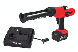 Kit de pistola para calafatear inalámbrica MonsterLithium de 18 V (una batería/cargador) (rojo)