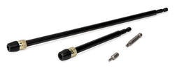 Juego de extensiones de cambio rápido de 4 piezas (negro)