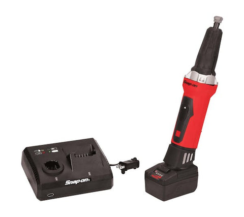 Kit de amoladora troqueladora en línea inalámbrica MonsterLithium de 18 V (una batería/cargador) (rojo)
