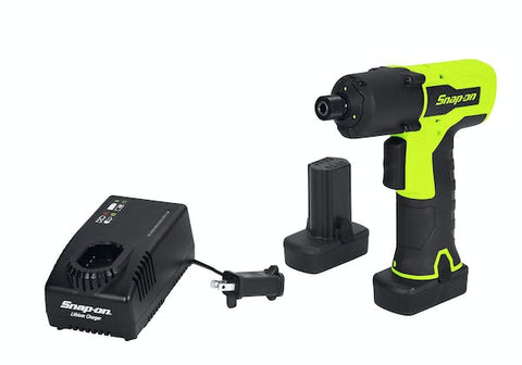 Kit de destornillador de impacto inalámbrico de cambio rápido de microlitio hexagonal de 14,4 V y 1/4" (alta visibilidad)