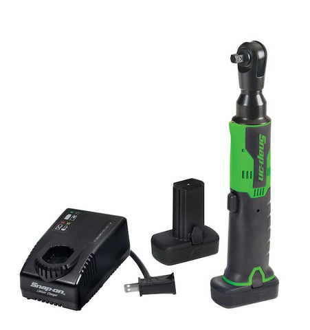 Kit de trinquete inalámbrico de microlitio con accionamiento de 14,4 V y 3/8" (verde)