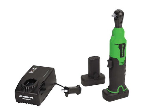 Kit de trinquete inalámbrico de microlitio con accionamiento de 14,4 V y 1/4" (verde)
