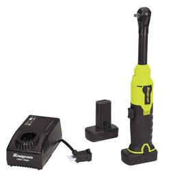 Kit de trinquete de cuello largo inalámbrico de microlitio con accionamiento de 14,4 V y 1/4" (alta visibilidad)