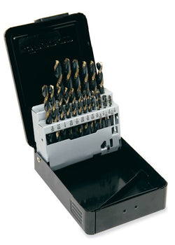 Juego de brocas de punto dividido de 135° de alta velocidad ThunderBit® de longitud Jobber de 21 piezas (1/16-3/8")