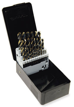 Juego de brocas de punto dividido de 135° de alta velocidad ThunderBit® de longitud Jobber de 29 piezas (1/16-1/2")
