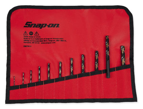 Juego de brocas de 11 piezas de punta de 135° de longitud de mecánico de alta velocidad con tres vástagos planos