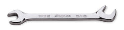 Llave de encendido de extremo abierto acodada de 15°/60° SAE de 5/16–9/32"