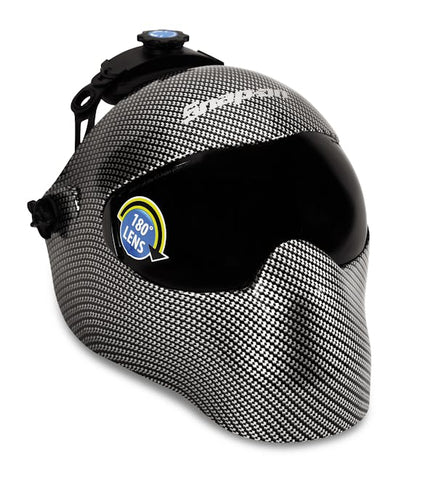 Casco de soldadura de sombra fija (fibra de carbono)