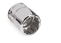 Dado poco profundo SAE Flank Drive® de 5/8" y 12 puntas con cuadro de 3/8"