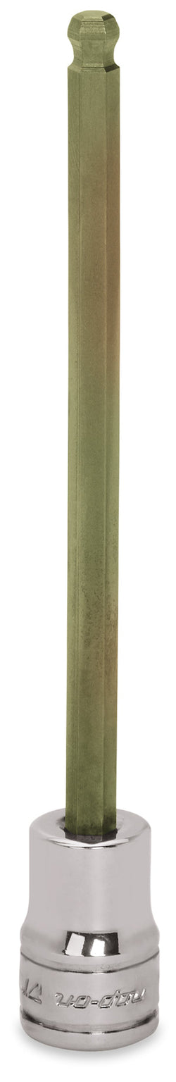 Destornillador de vaso hexagonal de bola larga SAE de 3/8" con accionamiento de 7/32"