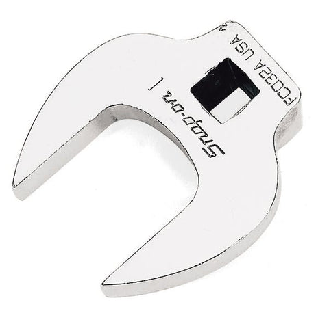 Llave de pata de gallo de boca abierta SAE de 1" con accionamiento de 3/8"