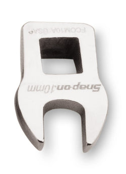 Llave de pata de gallo de boca abierta, métrica, de 10 mm, con accionamiento de 3/8"