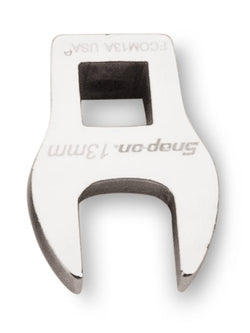 Llave de pata de gallo de boca abierta, métrica, de 13 mm, con accionamiento de 3/8"