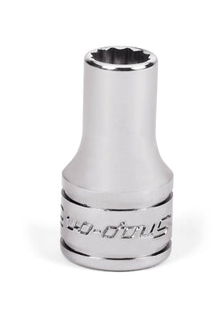 Dado semiprofundo Flank Drive® de 5/16" SAE de 12 puntas con cuadro de 3/8"