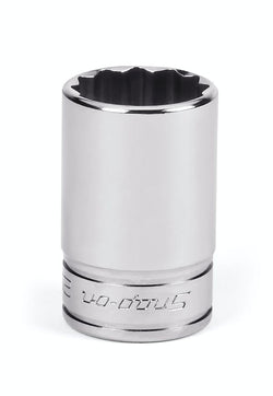 Dado semiprofundo Flank Drive® de 25/32" SAE de 12 puntas con cuadro de 3/8"