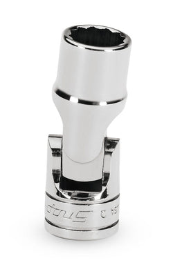 Dado universal profundo Flank Drive® de 7/16" SAE de 12 puntas con cuadro de 3/8"