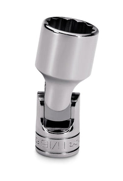 Dado universal profundo Flank Drive® de 11/16" SAE de 12 puntas con cuadro de 3/8"