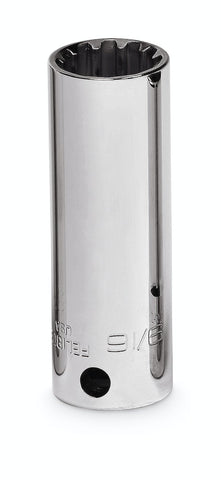 Dado estriado profundo hexagonal de 9/16", SAE n.° 18 con cuadro de 3/8"