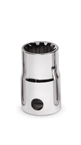 Dado con ranura superficial, hexagonal de 7/16", SAE n.º 14 con cuadro de 3/8"