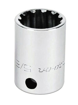 Dado con ranura superficial, hexagonal de 5/8", SAE n.° 20 con cuadro de 3/8"