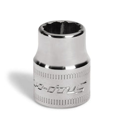 Dado plano Flank Drive® de 10 mm, métrico, de 12 puntas y con cuadro de 3/8"
