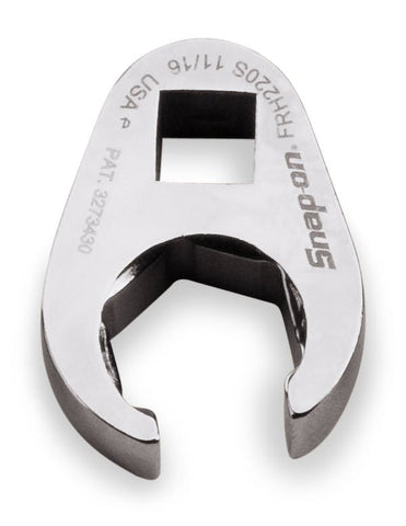 Llave de pata de gallo con tuerca abocardada Flank Drive® de 11/16" SAE de 6 puntas con accionamiento de 3/8"