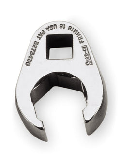 Llave de pata de gallo con tuerca abocinada Flank Drive® de 18 mm, métrica, de 6 puntas y con accionamiento de 3/8"