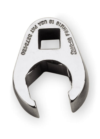 Llave de pata de gallo con tuerca abocinada Flank Drive® de 18 mm, métrica, de 6 puntas y con accionamiento de 3/8"