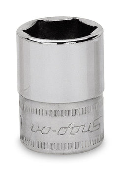 Dado plano Flank Drive® de 15 mm, métrico, de 6 puntas y con cuadro de 3/8"