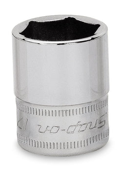 Dado plano Flank Drive® de 17 mm, métrico, de 6 puntas y con cuadro de 3/8"