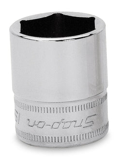Dado plano Flank Drive® de 19 mm, métrico, de 6 puntas y con cuadro de 3/8"