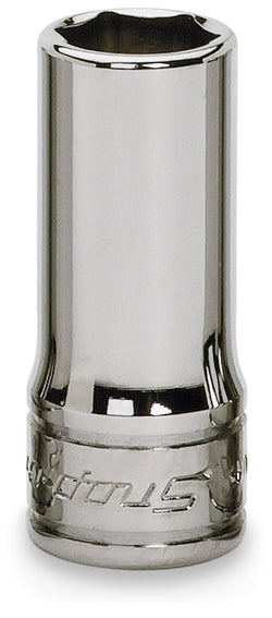 Dado semiprofundo Flank Drive® de 7/16" SAE de 6 puntas con cuadro de 3/8"