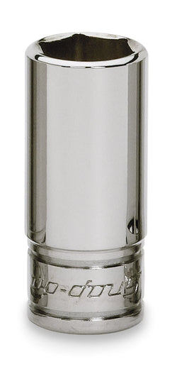 Dado semiprofundo SAE de 6 puntos con impulsión de 3/8" y 1/2" Flank Drive®