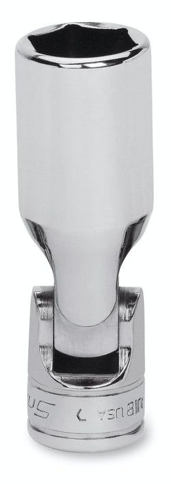 Dado universal profundo Flank Drive® de 9/16" SAE de 6 puntas con cuadro de 3/8"